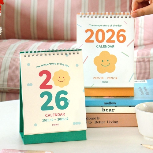 인디고  2026 오늘의 온도 탁상 달력