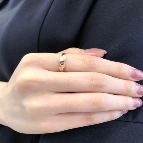 스타일러스  골든듀AMC 14K금 반지 벨트라3 데일리 포인트 Gold Ring a-282500066/400