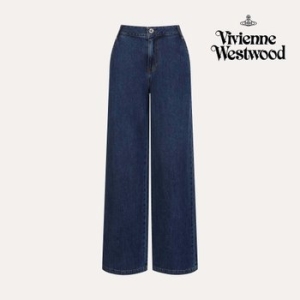 하이 웨이스트 와이드 롱 데님 팬츠 VPTUPA6500 60