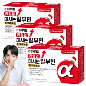 리얼메디온 리얼업 마시는 알부민 프리미엄 골드 30g 7병