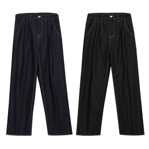 기타 패플 모로엠남성 원턱 스티치 생지 데님 팬츠 NBJ-JEA-3101310