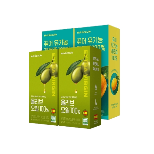 뉴트리원 유기농 올레샷 올리브 오일 + 레몬 즙 샷 스틱