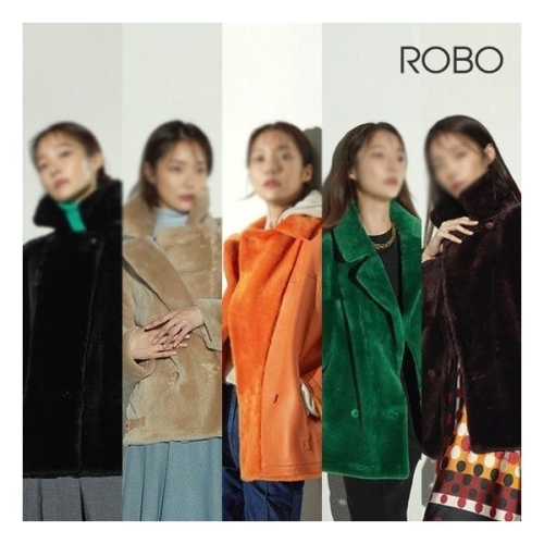 로보 여성 리버시블 무스탕 더블자켓 재킷 833637