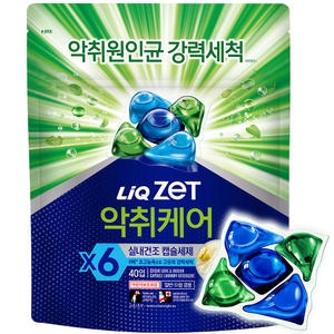 리큐 제트 악취케어 실내건조 캡슐세제 40입