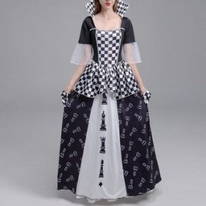 교복몰 이상한나라 앨0스 포커 퀸 드레스 코스프레. WFGQV7I