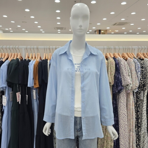 스위트숲 패플 뒷 포인트 셋업 블라우스 OB4TXR1 43