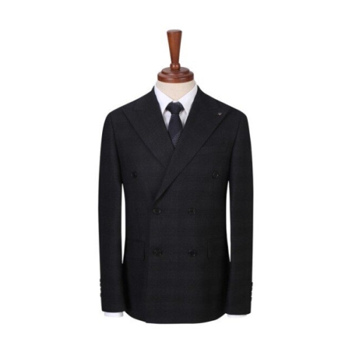 지이크파렌하이트 파렌하이트글렌체크 더블 브레스티드 수트 자켓 FHJAH2371