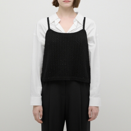 쉬즈미스 펄 크로셰 니트 뷔스티에 SSKVTP32010