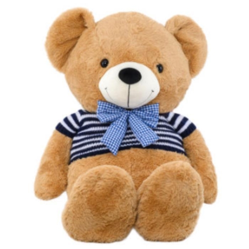 대형 곰인형 브라운 블루