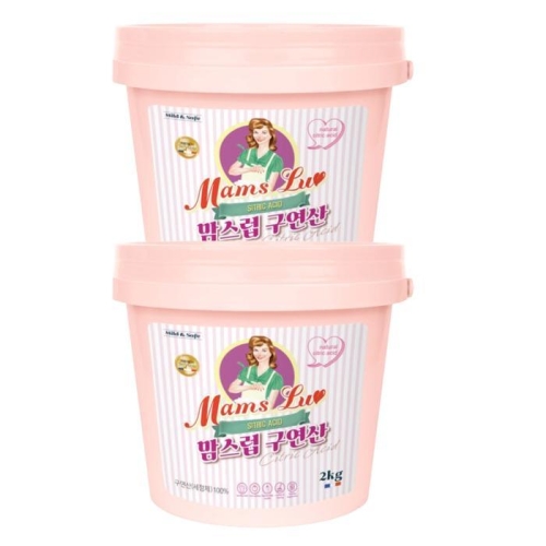 맘스럽 구연산 버킷 2kg