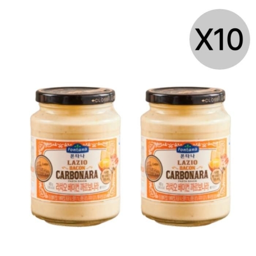 폰타나 라치오 베이컨 까르보나라 파스타소스 430g