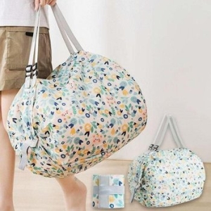 라일리 Rly 백 접는 블루플라워 가방 여행용가방 캐리어보조가 38150121