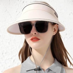 라일리 Rly 썬캡 와이드 아이보리 베이직 UV 차단 모자 여 38154277