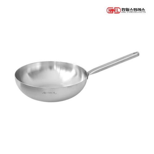 한일스텐레스  에테르 무연마제 IH 통5중 304 스텐 궁중팬