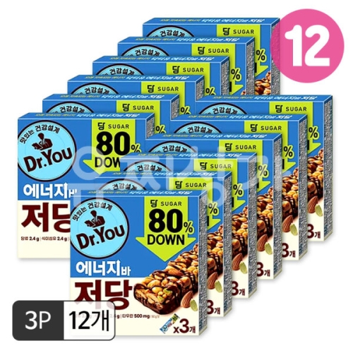 닥터유 에너지바 저당 50g