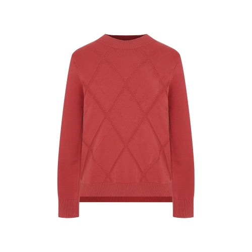 다이아몬드 올리비아 하슬러 패턴 롱 풀오버_OHDWSW206