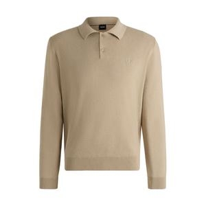 보스 30프로 할인SP25 레귤러핏 면 폴로 스웨터 샌드 베이지 50531600275 683782