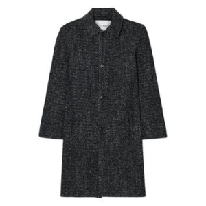 클로즈드 헤링본 패턴 코트 C8718364122 T