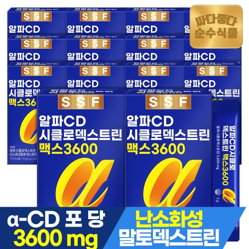 순수식품 알파CD 시클로덱스트린 맥스 3600 14포