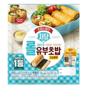 동원F&B  저당 롤 유부초밥 254g