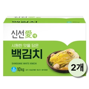 신선애  김치 보금푸드 백김치 10kg 2개 시원 아삭한