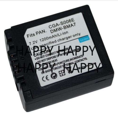 파나소닉  루믹스 DMC-FZ30 DMC-FZ35 DMC-FZ38 DMC-FZ50용 CGA-S006용 배터리 팩 2개