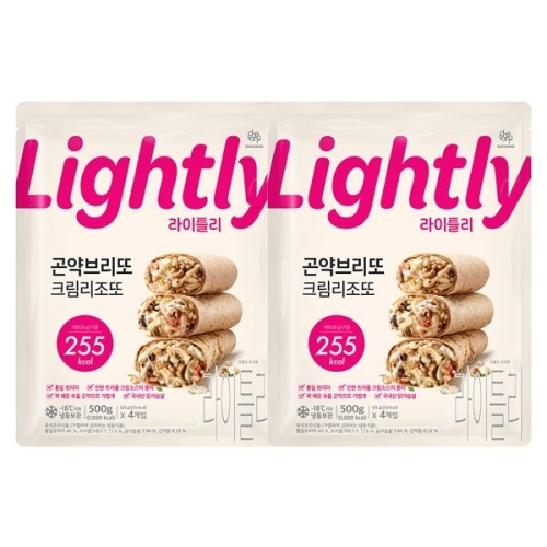 대상 청정원 라이틀리 곤약브리또 크림리조또 500g