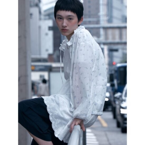 에잇세컨즈 165739AQ10 프린트 경량 아우터 아이보리