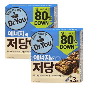 오리온 에너지바 저당 50g 3개입