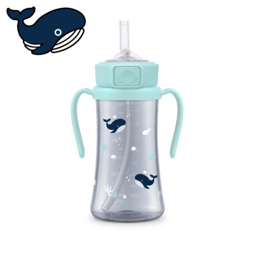 그로미미 PPSU 아기고래 빨대컵 300ml
