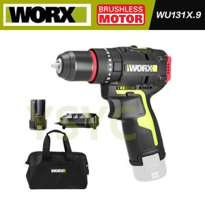 웍스  WU131X 충전 드릴 드라이버 가정용 12V 10mm 금속척 스크류 전동드릴 베어툴 본체만
