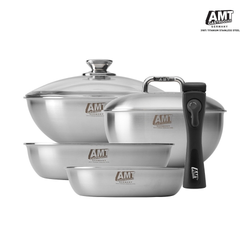AMT  굿핸즈 마스터 316Ti 5종 (소테팬22,26+멀티웍22,26+스텐뚜껑22,26+멀티손잡이)