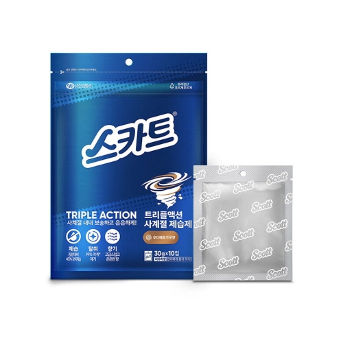 스카트 트리플액션 사계절제습제 우디베르가못 30g 10개입
