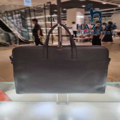 헤지스 ACC HJBA5F660BK 로잉 스트라이프 가죽 서류가방