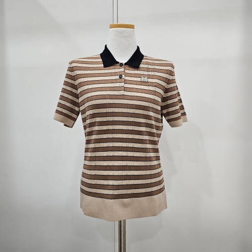 링스  스트라이프반팔스웨터L2QE3ZR258