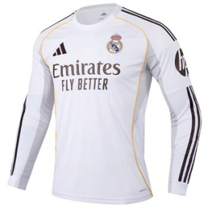 아디다스  레알 마드리드 25-26 긴팔 홈 저지_JN8884