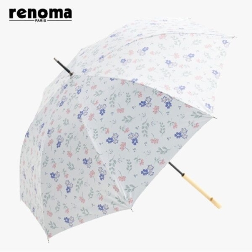 레노마 60 플라워 패턴 자외선차단율 차광율 99.9 암막 차광 장우산 양산 기능 RU60-2501