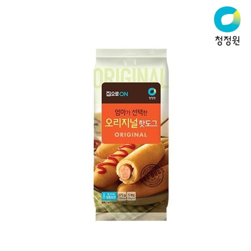 대상 청정원 오리지널 핫도그 375g