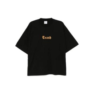VETEMENTS 코튼 티셔츠 UH76TR540BBLACK T