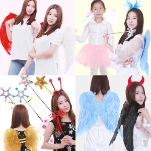 파티공구  원형천사머리띠