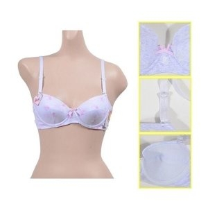 큐티 캣 패턴 통기성 주니어 3단계 풀컵 A컵브라 속옷 WFGFQ07