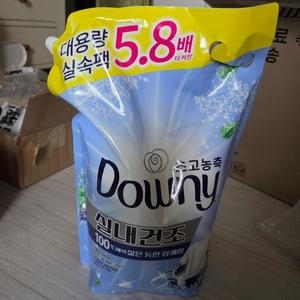 다우니 실내건조 삶음탈취 민트 앤 시트러스 리필 4.1L