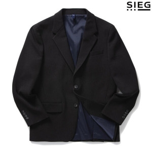 지이크 FW 균일 블랙 스판 캐주얼자켓 PFE4005BKDN
