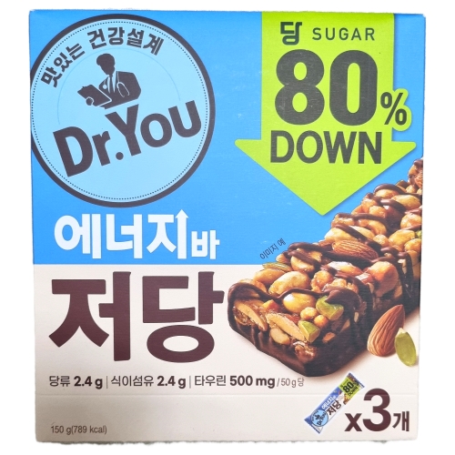 오리온 에너지바 저당 50g 3개입