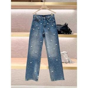 비즈 플라워 데님팬츠 예능 연예인스타일 215352