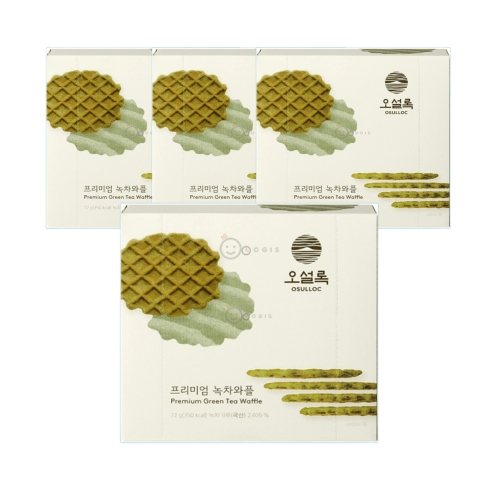 아모레퍼시픽 오설록 프리미엄 녹차와플 72g