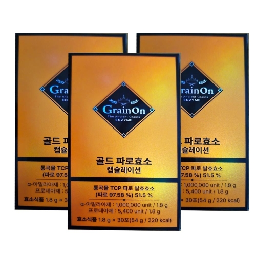 그레인온 골드 파로효소 캡슐레이션 1.8g 30포