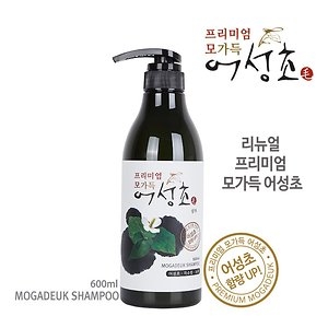  미라화장품 프리미엄 모가득 어성초 샴푸 600ml [1개]