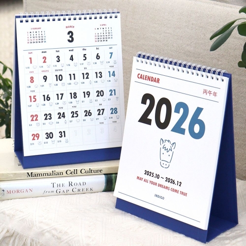 인디고  2026 루나 레트로 음력 탁상 달력