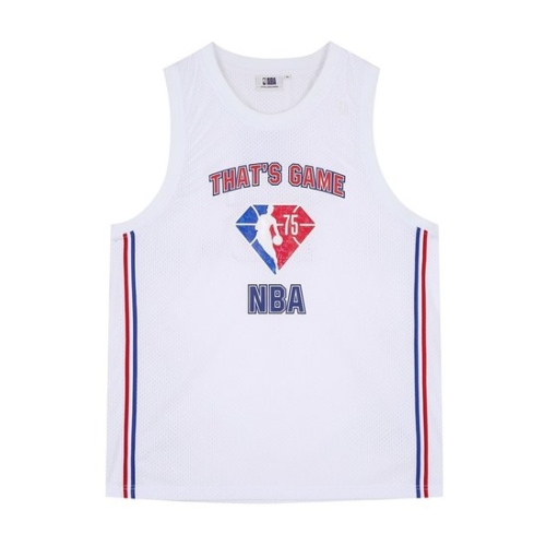 NBA 남녀공용 75주년 메쉬 나시 티셔츠 N222TS442Z